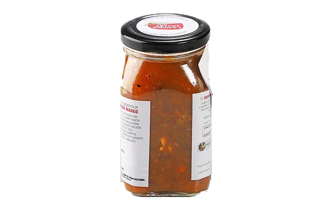 Langha Valley The Indian Mango Chutney    Glass Jar  450 grams